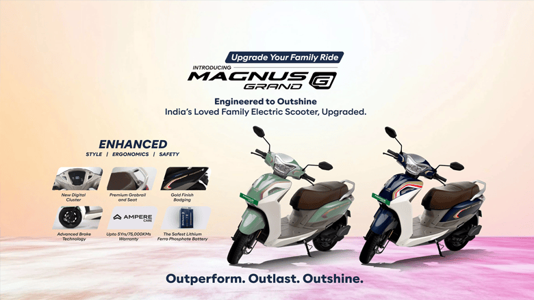 Ampere Magnus Grand: The Best Budget Electric Scooter Launches for the 2025 Festive Season
